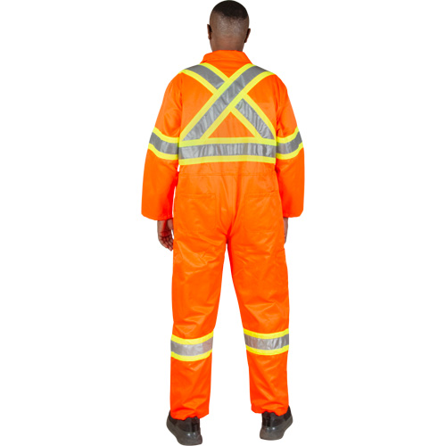 Combinaison de s&eacute;curit&eacute; non doubl&eacute;e, T-Grand, Orange haute visibilit&eacute; Meunier Outillage Industriel