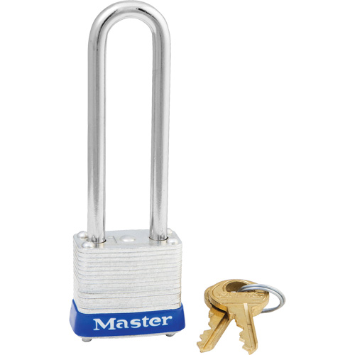 Padlock, Silver, Keyed Alike, Laminated Steel, 1-1/8" Width Meunier Outillage Industriel