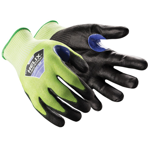 Gants r&eacute;sistants aux coupures Helix 3060, Taille 6/T-petit, Calibre 18, Rev&ecirc;tement Polyur&eacute;thane, Enveloppe en PEHP, ASTM ANSI niveau A9 Meunier Outillage Industriel
