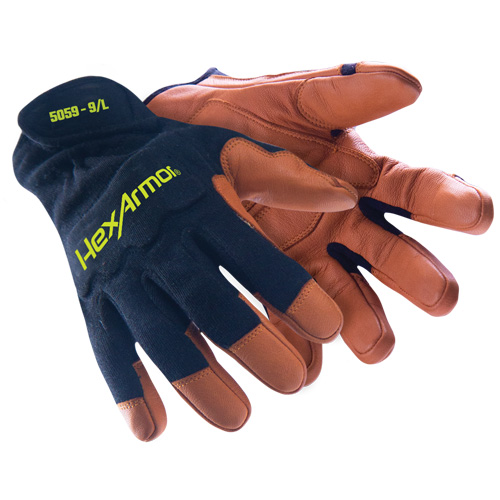 Gants de soudage HeatArmor 5059, Cuir fleur de ch&egrave;vre, Taille Petit/7 Meunier Outillage Industriel