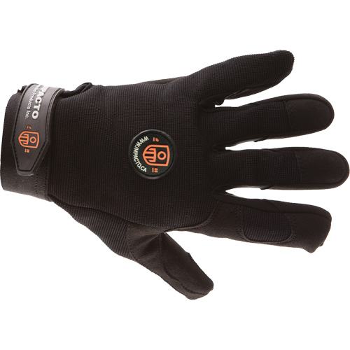 Gants de m&eacute;canicien anti-chocs, 7/Petit, Paume en Synth&eacute;tique/Su&egrave;de, Poignet &eacute;lastique/Boucle et crochet Meunier Outillage Industriel
