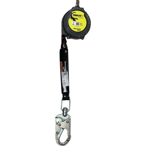 Miller TurboLite+ Scorpion Personal Fall Limiter, 9', Web, Swivel Meunier Outillage Industriel