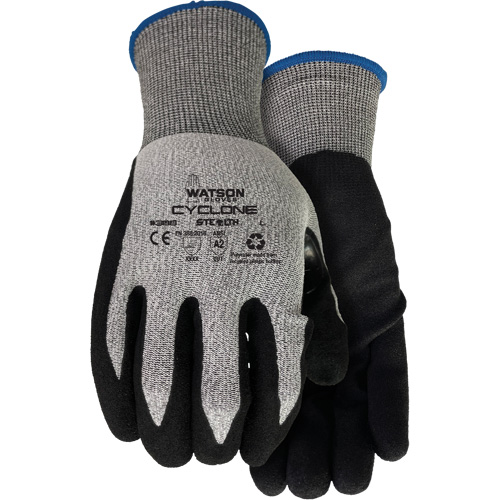 388 Stealth Cyclone Cut Resistant Gloves, Size X-Small, 18 Gauge, Nitrile Coated, HPPE/Polyester Shell, ASTM ANSI Level A2/EN 388 Level 3 Meunier Outillage Industriel