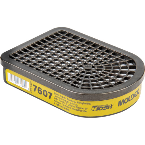 Cartouche pour respirateur semi-rectangulaire, Cartouche gaz/vapeur, Gaz multiples/Vapeurs Meunier Outillage Industriel
