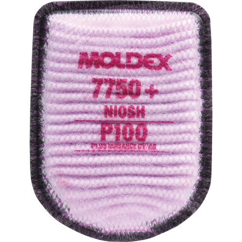 Filtre pour respirateur semi-rectangulaire avec IonicAir Filtration Technology, Filtre contre les particules avec suppresion de vapeurs nuisibles, Vapeurs organiques/Gaz acides/P100+ Meunier Outillage Industriel