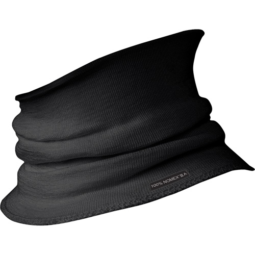 C207BK Flame Resistant Neck Warmer & Windguard, Black, Nomex&reg; Meunier Outillage Industriel