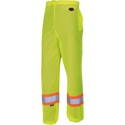 5670 Pantalon de s&eacute;curit&eacute; routi&egrave;re, Polyester, 2T-petit/T-petit, Jaune lime haute visibilit&eacute; Meunier Outillage Industriel