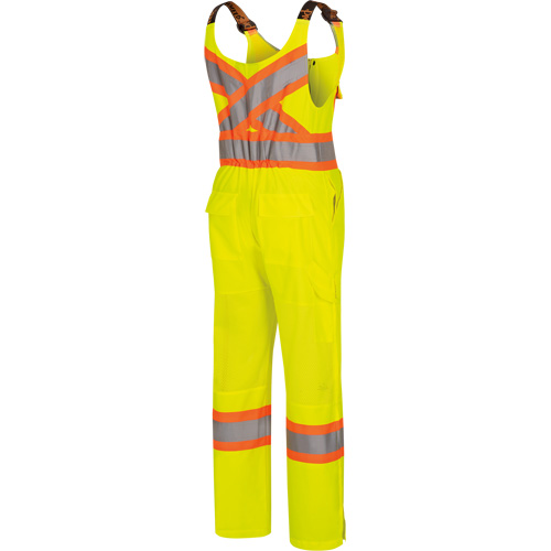 6000W Combinaison de s&eacute;curit&eacute; routi&egrave;re haute visibilit&eacute; pour femmes, Polyester, T-petit, Jaune lime haute visibilit&eacute; Meunier Outillage Industriel
