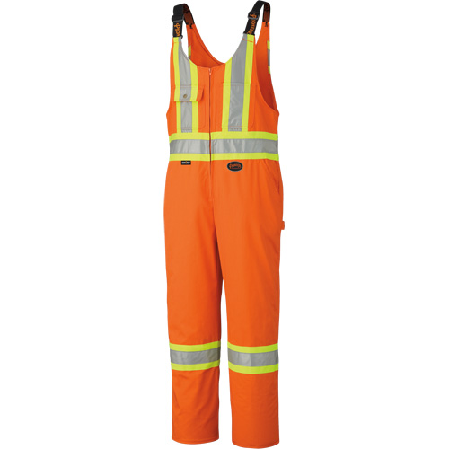 6617ZT Combinaison de s&eacute;curit&eacute; haute visibilit&eacute; avec fermeture &agrave; glissi&egrave;re sur la jambe, Poly-coton, 40 (grand taille), Orange haute visibilit&eacute; Meunier Outillage Industriel