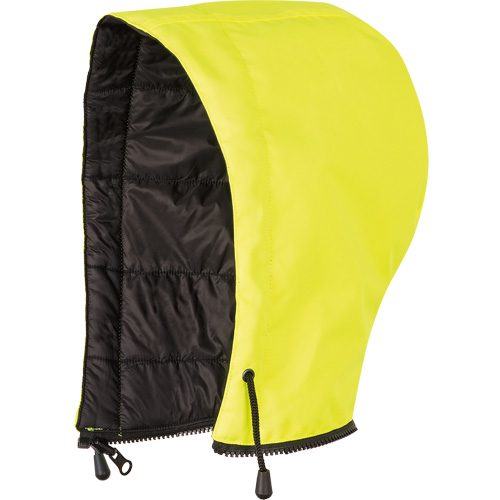 5771H Capuchon pour manteau de s&eacute;curit&eacute; haute visibilit&eacute; r&eacute;versible, Jaune lime haute visibilit&eacute;, Nylon/Polyester Meunier Outillage Industriel