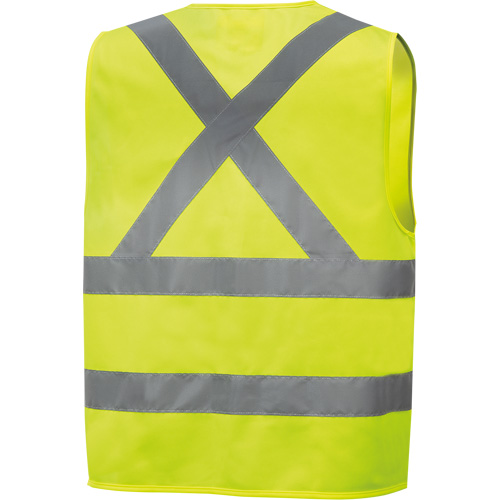 6886 Veste de s&eacute;curit&eacute; haute visibilit&eacute; en tricot chaîne, Jaune lime haute visibilit&eacute;, Petit, Polyester Meunier Outillage Industriel