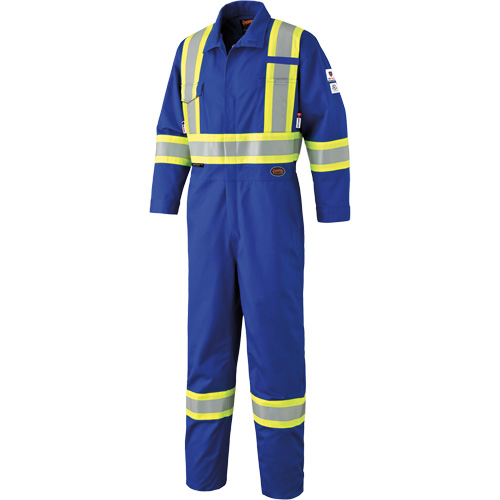 7704T FR-Tech&reg; Arc-Rated Coverall, Size 40 (Tall), Royal Blue, 10 cal/cm² Meunier Outillage Industriel