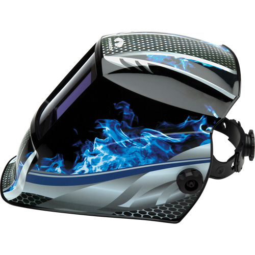 Leadhead&reg; Auto Darkening Welding Helmet, 3.8" L x 3.4" W View Area, 9 - 13 Shade Range Meunier Outillage Industriel