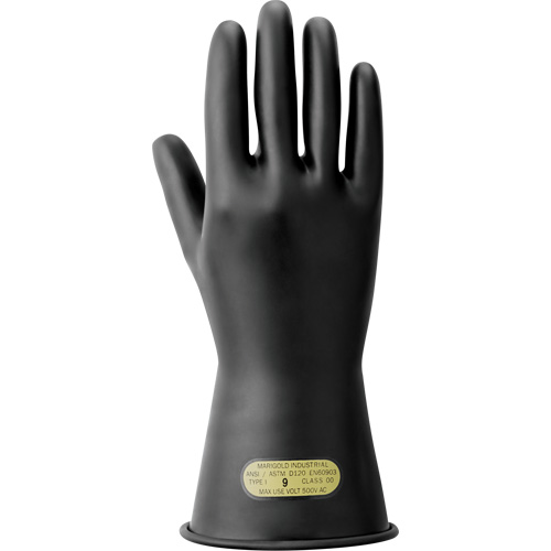 Gants isolants pour travaux &eacute;lectriques, ASTM classe 00, Taille 7, 11" lo Meunier Outillage Industriel