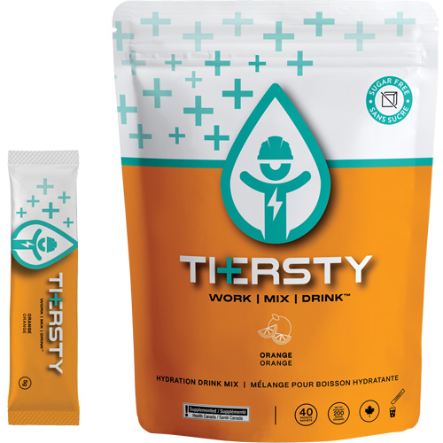 Hydration Drink Mix, Single Serve, Orange Meunier Outillage Industriel