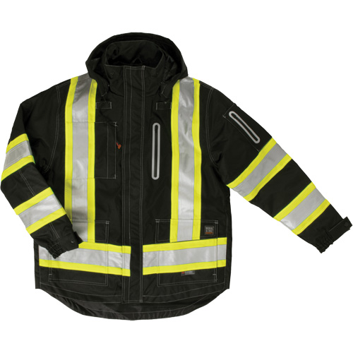 Ripstop 4-in-1 Safety Jacket, Polyester, Black, Small Meunier Outillage Industriel