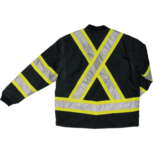 Ripstop 4-in-1 Safety Jacket, Polyester, Black, Small Meunier Outillage Industriel