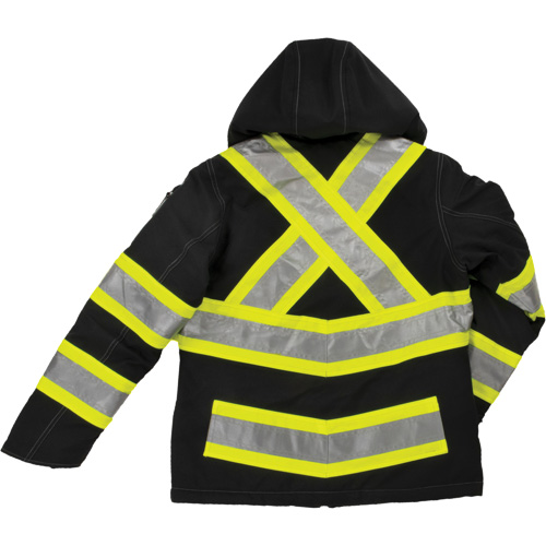 Womens Insulated Flex Safety Jacket, Polyester, Black, X-Small Meunier Outillage Industriel