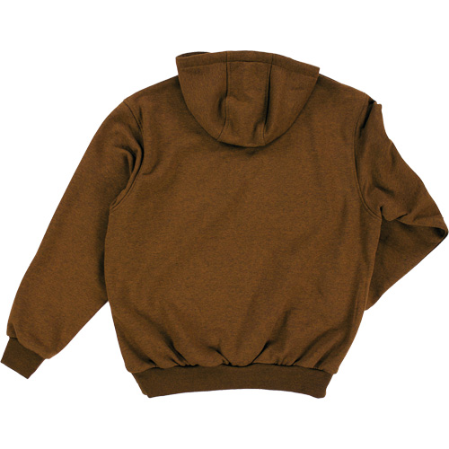 Water Repellent Fleece Pullover Hoodie, Men's, Medium, Brown Meunier Outillage Industriel
