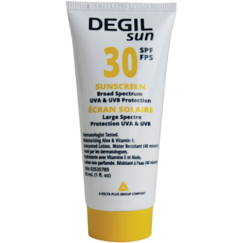 Sunscreen, SPF 30, Lotion Meunier Outillage Industriel
