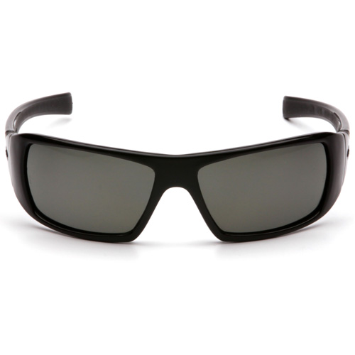Lunettes de s&eacute;curit&eacute; &agrave; monture compl&egrave;te Goliath, Lentille Gris, Polaris&eacute;, ANSI Z87+/R&eacute;pond ou surpasse la norme CSA Z94.3 Meunier Outillage Industriel