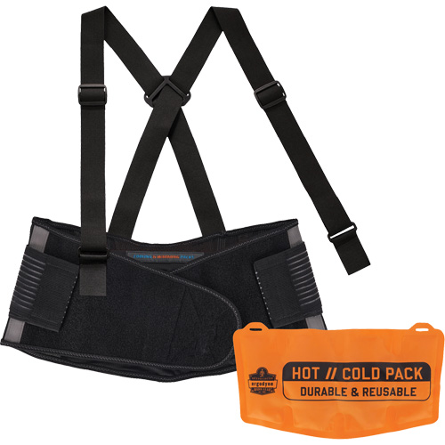 Proflex 1675 Back Support Brace with Cooling/Warming Pack, Spandex, X-Small Meunier Outillage Industriel