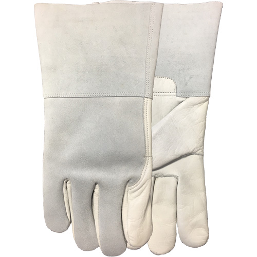 2757E Fabulous Fabricator Fitter's Gloves, Small, Grain Cowhide Palm, Cotton Fleece Inner Lining Meunier Outillage Industriel