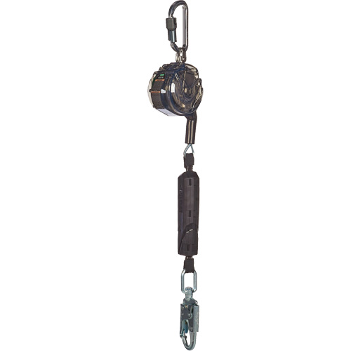 C&acirc;ble de limiteur de chute personnel 36CS V-TEC, 10', Acier galvanis&eacute;, Pivotant Meunier Outillage Industriel