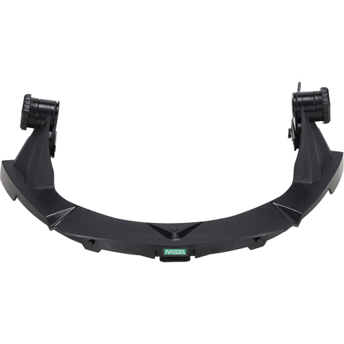 Support PBT V-Gard pour casques MSA &agrave; fente et bordure compl&egrave;te sans contr&ocirc;le des d&eacute;bris Meunier Outillage Industriel