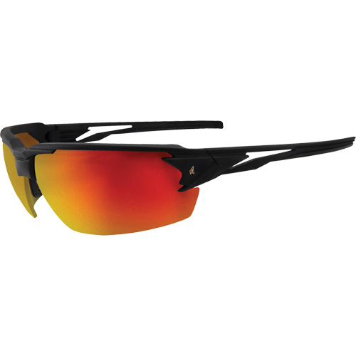 Pumori Safety Glasses, Red/Mirror Lens, Anti-Scratch, ANSI Z87+/MCEPS GL-PD 10-12/Meets/Exceeds CSA Z94.3 Meunier Outillage Industriel