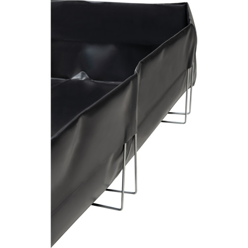 Wire Bracket Berm, 268 US gal. Capacity, 6' W x 6' L x 12" H, L-Bracket Meunier Outillage Industriel