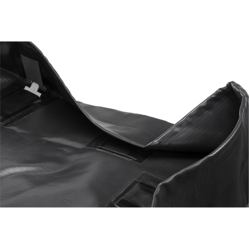 Collapsible Berm, 30 US gal. Capacity, 3' W x 3' L x 6" H, Snap-Up Bracket Meunier Outillage Industriel