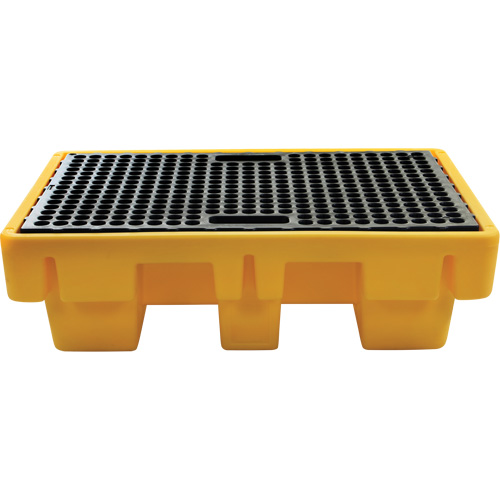 2-Drum Spill Pallet, 61 US gal. Spill Capacity, 51.5" x 36" x 15" Meunier Outillage Industriel