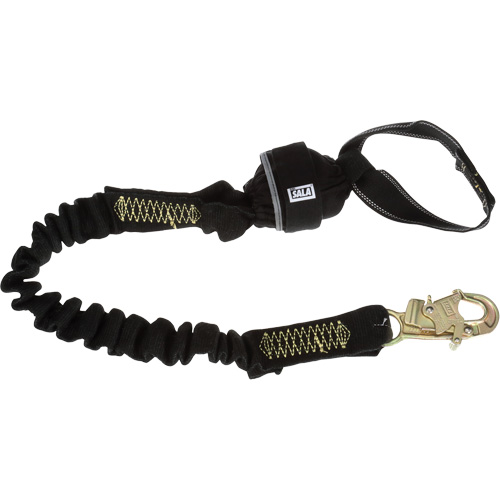 Shock Absorbing Arc Flash Web Lanyard, 6', Snap Hook Center, Choke-Off Loop Leg Ends, Kevlar&reg;/Nomex&reg; Meunier Outillage Industriel