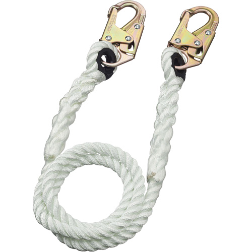 LAN-1222-4 Longe &agrave; corde de retenue 5/8", 1 branches, 4', Classe CSA A Meunier Outillage Industriel