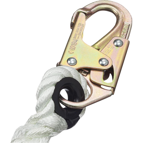 LAN-1222-4 Longe &agrave; corde de retenue 5/8", 1 branches, 4', Classe CSA A Meunier Outillage Industriel