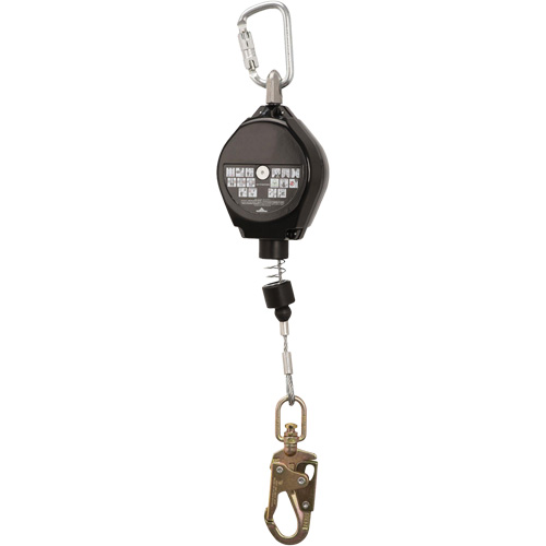 SRL-73302-20LE Self-Retracting Lifeline, 20', Galvanized Steel, Swivel Meunier Outillage Industriel