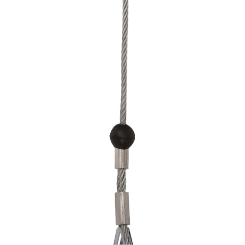 SRL-73302-40LE Cordage de s&eacute;curit&eacute; autor&eacute;tractable, 40', Acier galvanis&eacute;, Pivotant Meunier Outillage Industriel
