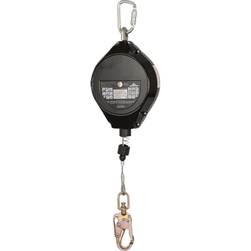 SRL-73302-60LE Self-Retracting Lifeline, 60', Galvanized Steel, Swivel Meunier Outillage Industriel