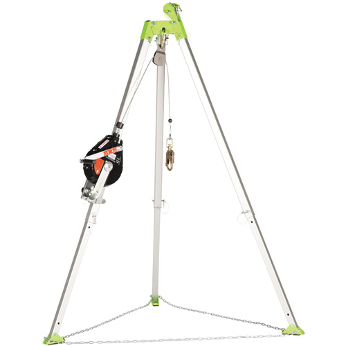 SRL-73303-60 Cable Self-Retracting Lifeline with Recovery, 60', Galvanized Steel, Swivel Meunier Outillage Industriel