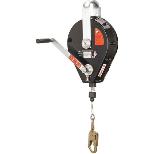 SRL-73303-96 Cable Self-Retracting Lifeline with Recovery, 96', Galvanized Steel, Swivel Meunier Outillage Industriel