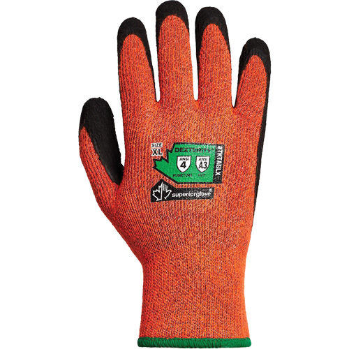 Gants d'hiver r&eacute;sistants &agrave; la coupe Dexterity TKTAGLX, Taille T-Grand, Calibre 13, Rev&ecirc;tement Latex, Enveloppe en TenActiv, ASTM ANSI niveau A3 Meunier Outillage Industriel