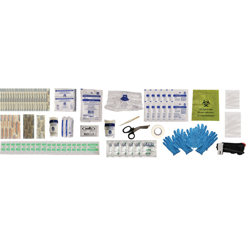 Trousse de premiers soins Shield, R&eacute;pond ou surpasse la norme CSA Z1220-24 type 2 environnements &agrave; faible risque, Petit (2-25 travailleurs) Meunier Outillage Industriel