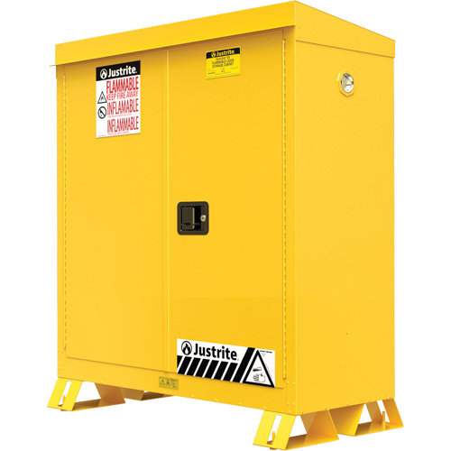 Outdoor Flammable Storage Cabinet, 30 gal., 2 Door, 43" W x 44" H x 18" D Meunier Outillage Industriel