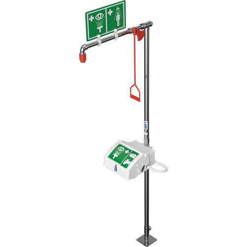 Combination Shower with Closed ABS Bowl & Top Inlet, Pedestal Meunier Outillage Industriel