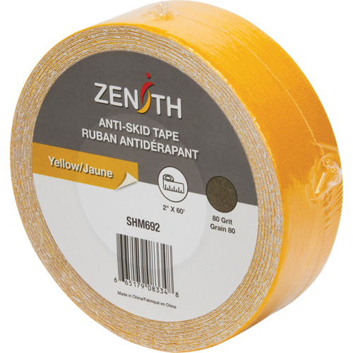 Anti-Skid Tape, 2" x 60', Yellow Meunier Outillage Industriel