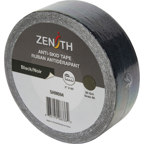 Ruban antid&eacute;rapant, 2" x 60', Noir Meunier Outillage Industriel