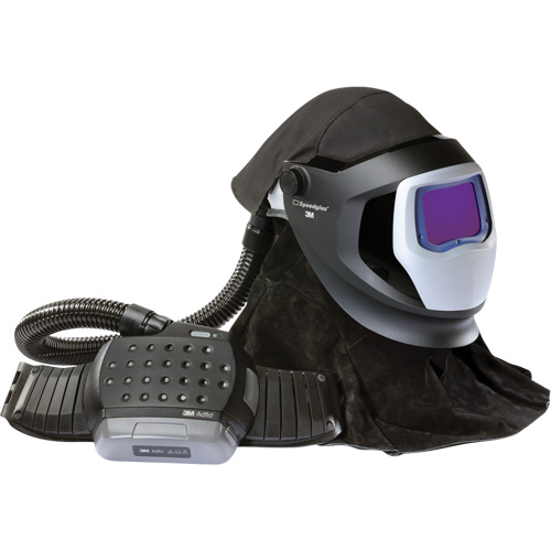 Adflo PAPR System with Versaflo M-Series Helmet & Speedglas Welding Shield Upgrade Kit, Welding Helmet, Lithium-Ion Battery Meunier Outillage Industriel