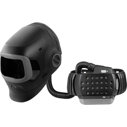 Casque de soudage Speedglas G5-03 Pro-Air avec syst&egrave;me de respirateur d'&eacute;puration d'air propuls&eacute; Adflo — SANS filtre autoassombrissant, Masque de soudage, Pile Lithium-ion Meunier Outillage Industriel