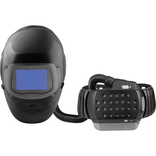Casque de soudage Speedglas G5-03 Pro-Air avec syst&egrave;me de respirateur d'&eacute;puration d'air propuls&eacute; Adflo — filtre autoassombrissant VC, Masque de soudage, Pile Lithium-ion Meunier Outillage Industriel